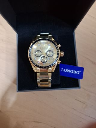 Reloj LONGBO dorado hombre