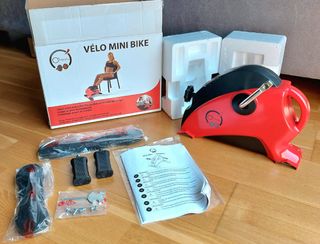 Mini bicicleta estática para pedaleo sentados