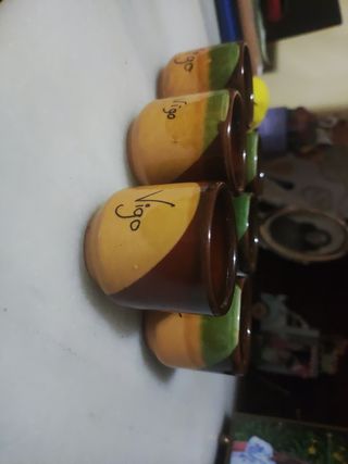 Vasos chupito Vigo - cerámica