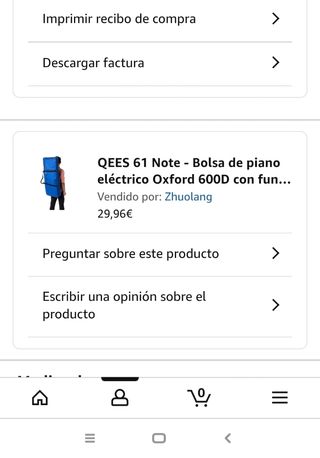 Yamaha PSR-F51 + funda (sólo envío)