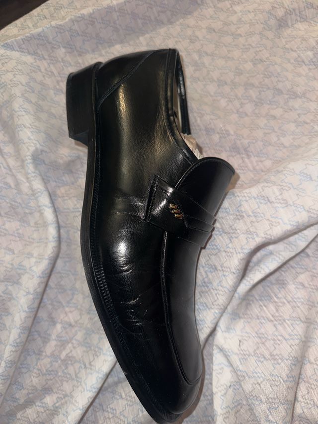 Zapatos Piel Negro Hombre 40