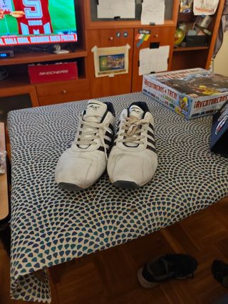 Zapatillas Air One blancas de cuero