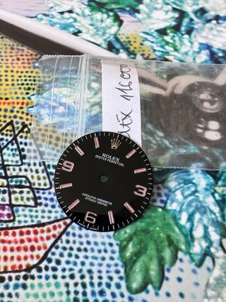 Esfera Rolex  Explorer Pink Ref 116000 dial