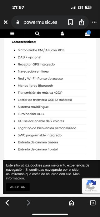 Radio 2 DIN Macron AN600