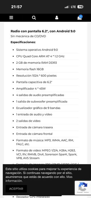 Radio 2 DIN Macron AN600
