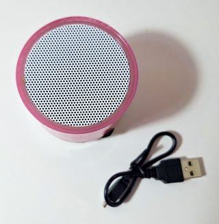 Mini speaker USB rosa