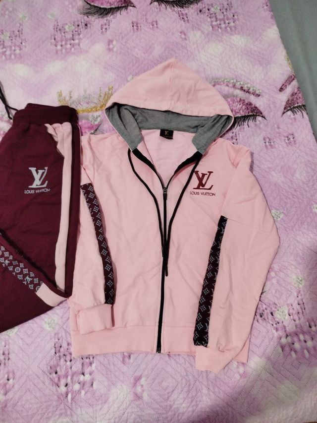 Chándal Rosa y Marrón LV