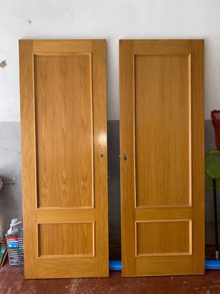 Puertas roble macizo 