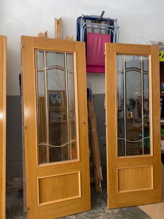 Puertas roble macizo 