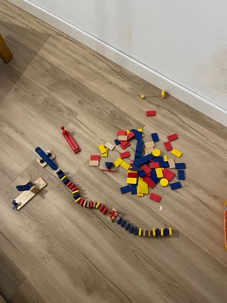 Bloques de construcción de madera