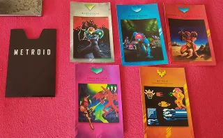 Postales metalizadas de Metroid