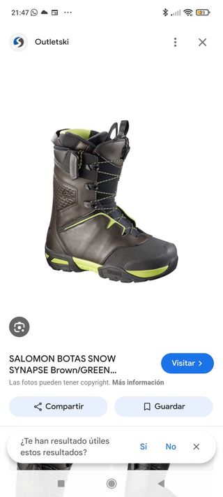 Botas Salomon Snow Synapse