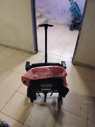 Silla Paseo Asalvo Plegable Rosa