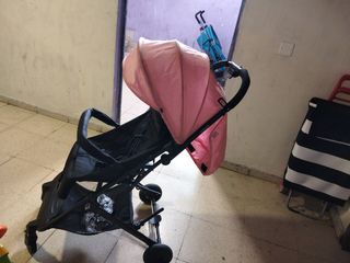 Silla Paseo Asalvo Plegable Rosa