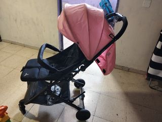 Silla Paseo Asalvo Plegable Rosa