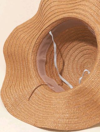 Sombrero playa beige
