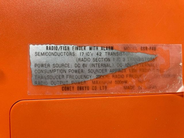 Radio/Buscador de peces Conion