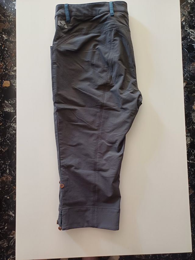 Pantalones Capri Salewa Gris