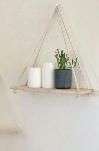 Estantería Colgante de Madera