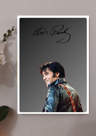 Quadro Elvis Presley firmato