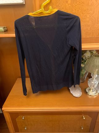 Vestido y rebeca Massimo Dutti 