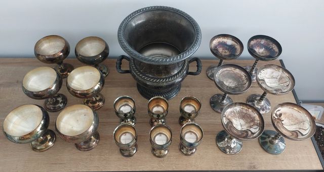 Juego copas y cubitera - 19 piezas