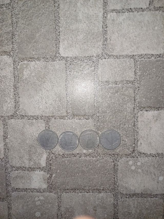 5 Lire Delfino - 4 monete