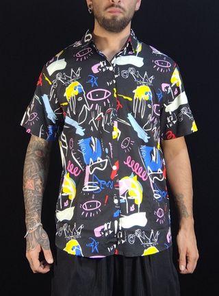 Camisa estampada Street Art - Tam M