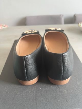 Ballerine nere con fiocco