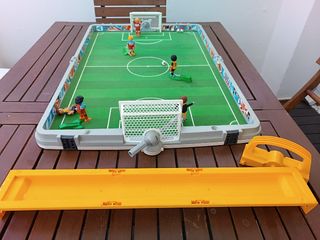 Futbolín Playmobil: juego de mesa