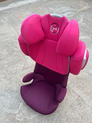Silla coche niño rosa/morado - Grupo 2/3 Cybex