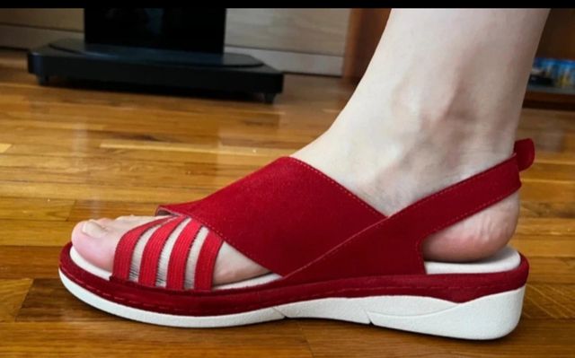 Sandalias rojas Comfort Class - 41
