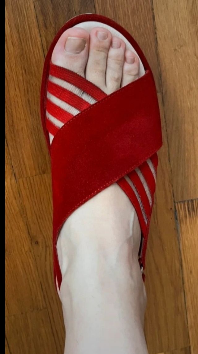 Sandalias rojas Comfort Class - 41