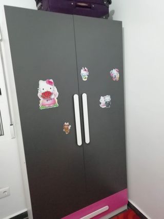 Dormitorio infantil - cama nido + armario