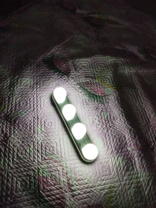 Luz LED espejo maquillaje 4 bombillas