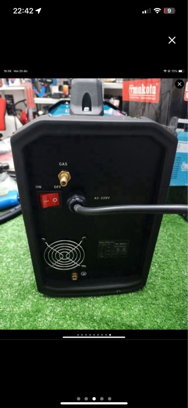 Saldatrice 3/1 elettrodo filo gas 600A