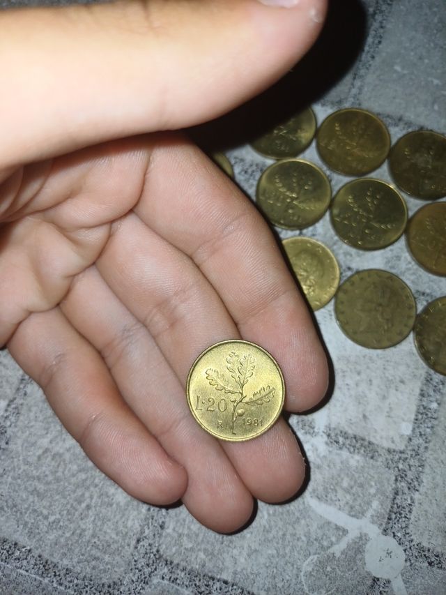 20 Lire italiane - 20 pezzi