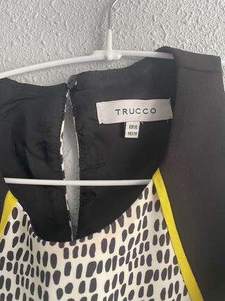 Top Trucco blanco y negro - Talla S