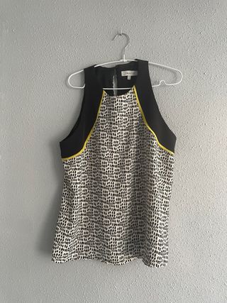 Top Trucco blanco y negro - Talla S