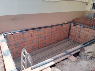 Construcción de piscina