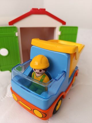 Playmobil 1.2.3. Camión y garage