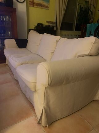 Sofá IKEA Ektorp 3 plazas beige