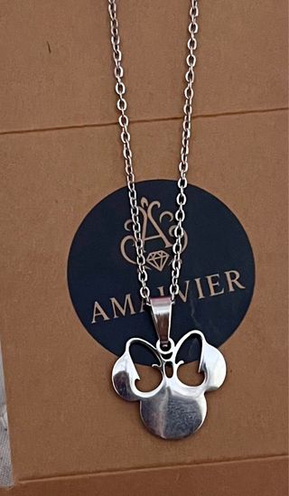 Conjunto Minnie plata