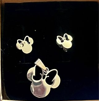 Conjunto Minnie plata