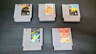 5 Juegos NES - Knight Rider, Wrestlemania...