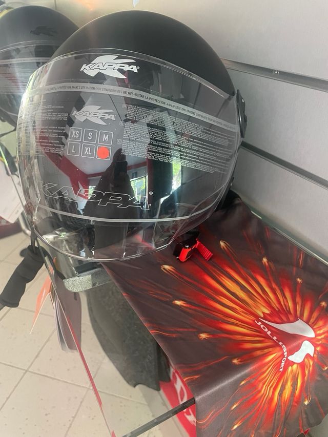 Casco DemiJet Kappa KV59 Nero Opaco M/XXL