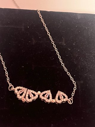 Collar trébol plata