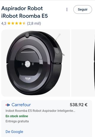 Roomba e5 iRobot - Aspiradora NUEVA!!