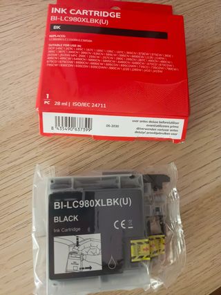 Tinta compatible NON-OEM para Brother LC980BK LC