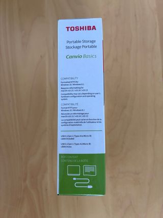 Disco duro externo 4TB